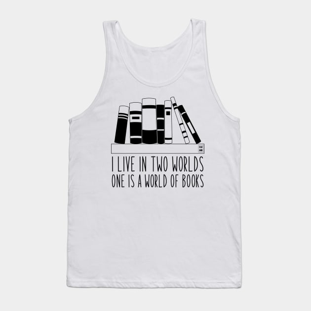 I live in two worlds Tank Top by Gabi Veiga